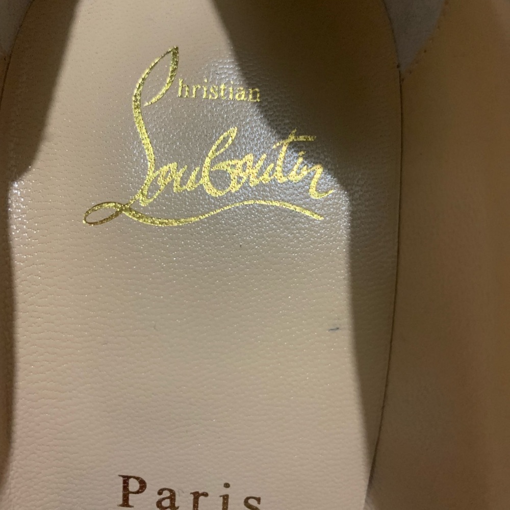 ChristianLouboutin Hot Chick stiletto Pump , Black Size 38.5/7.5US - Picture 5 of 7